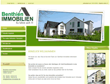Tablet Screenshot of benthien-immobilien.de